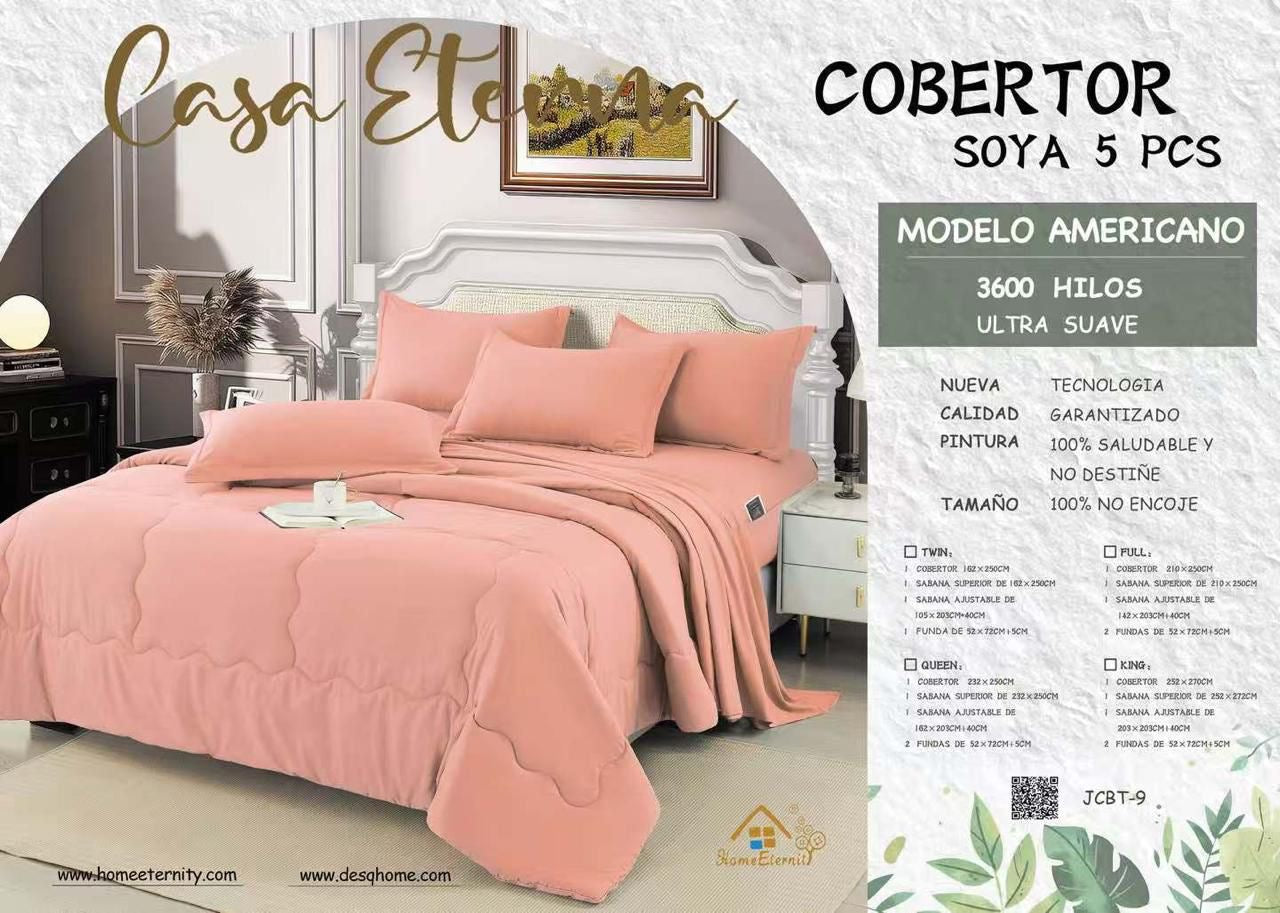 Cobertor fibra de soja 5pcs