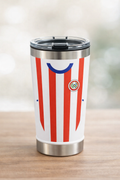 Vaso con tapa albirroja
