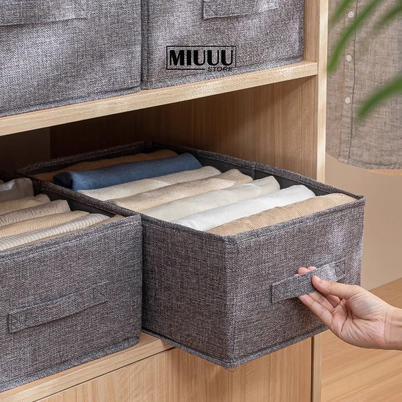 Caja organizadora de ropa x3