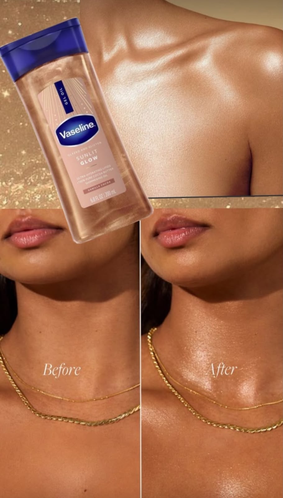 Body oil vaseline