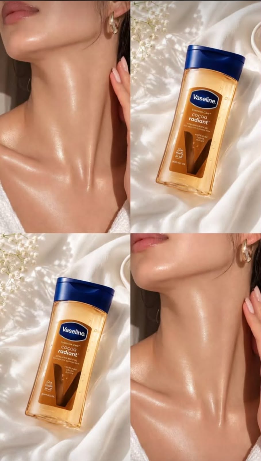Body oil vaseline
