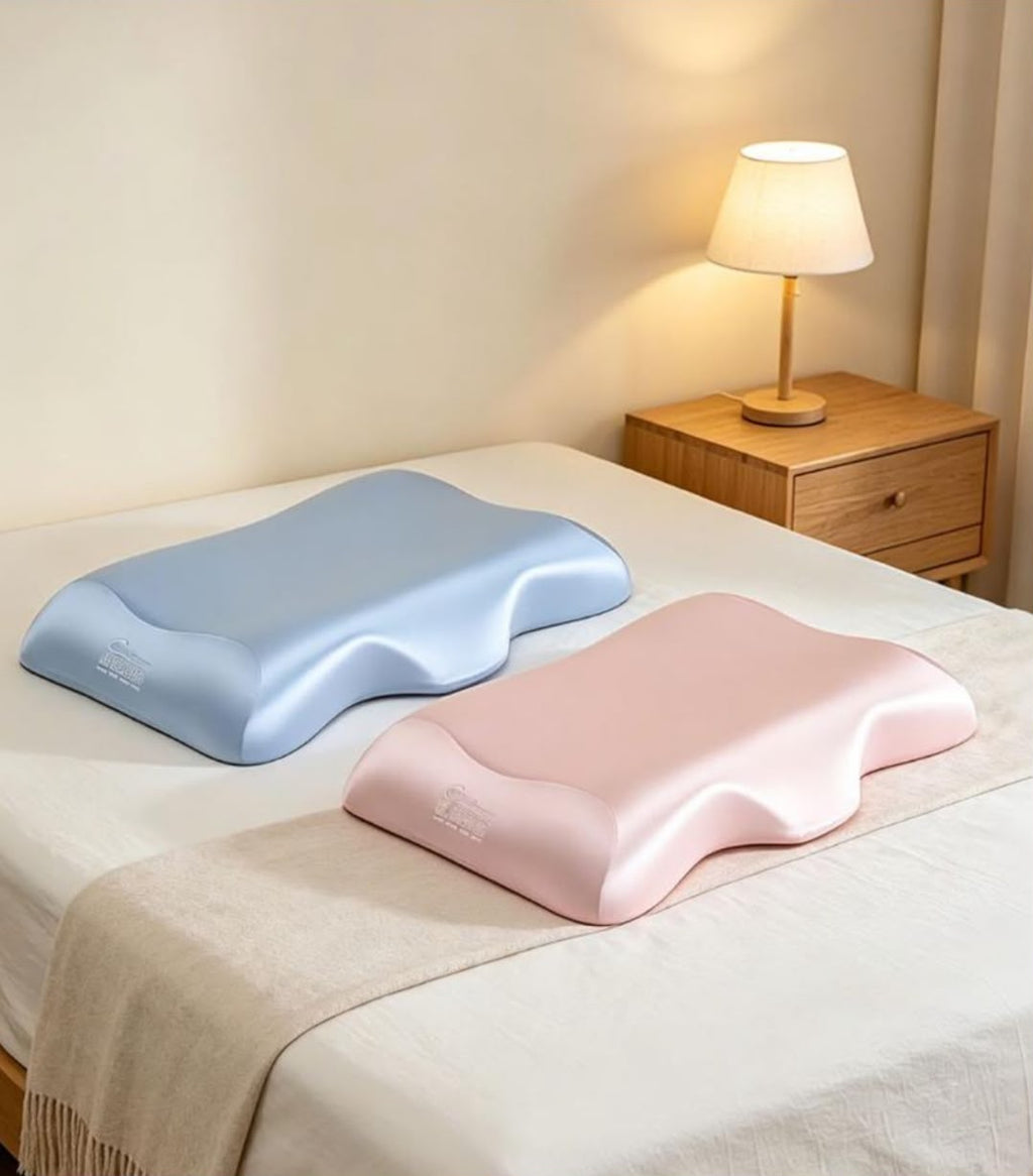 Almohada satinada mariposa