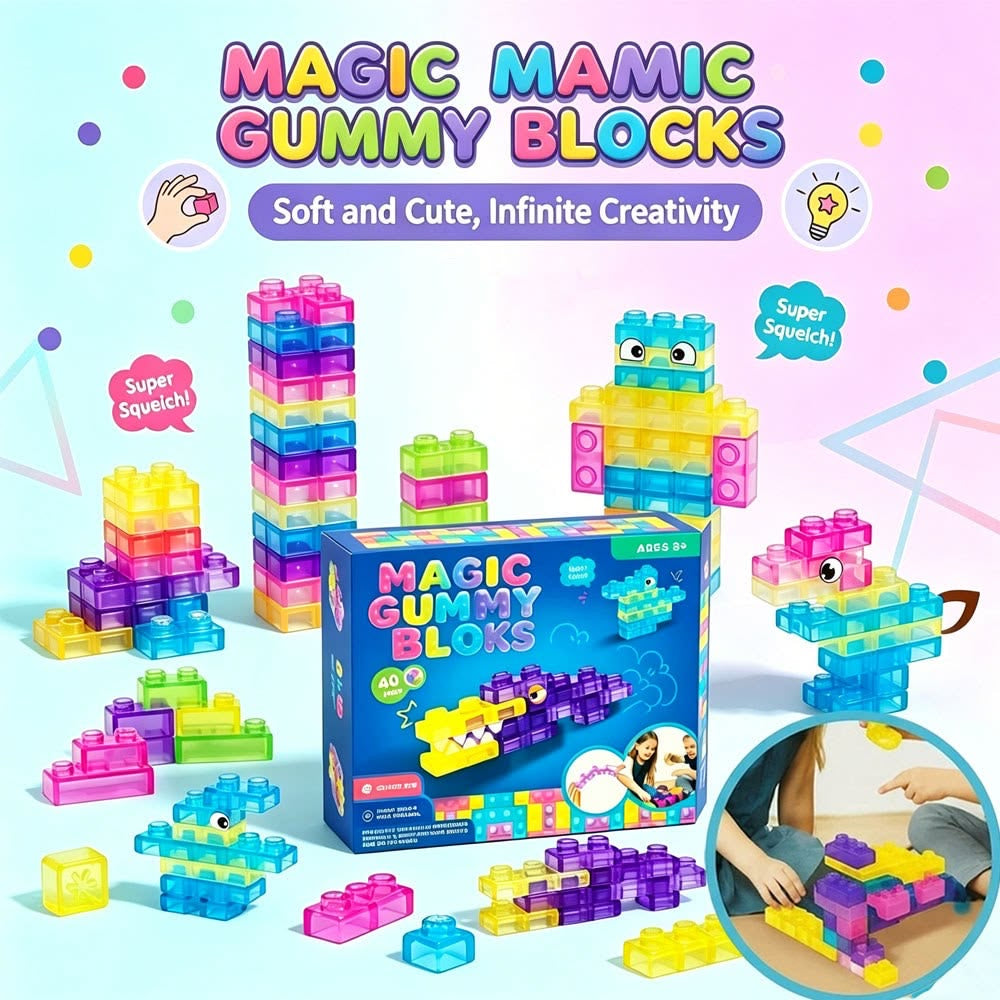 Bloques de goma mágico