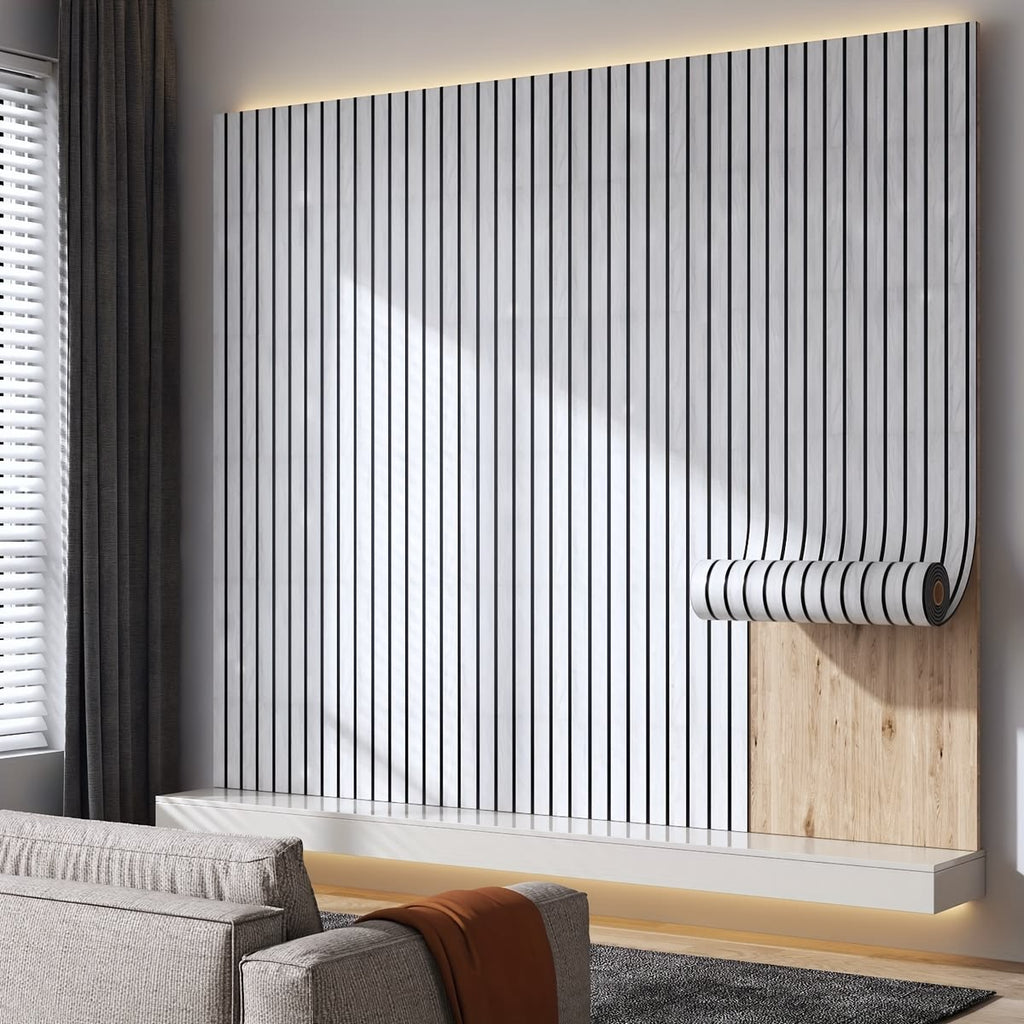 Adhesivo para pared tipo ripado