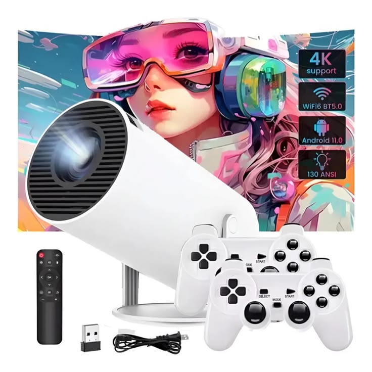 Proyector con consola