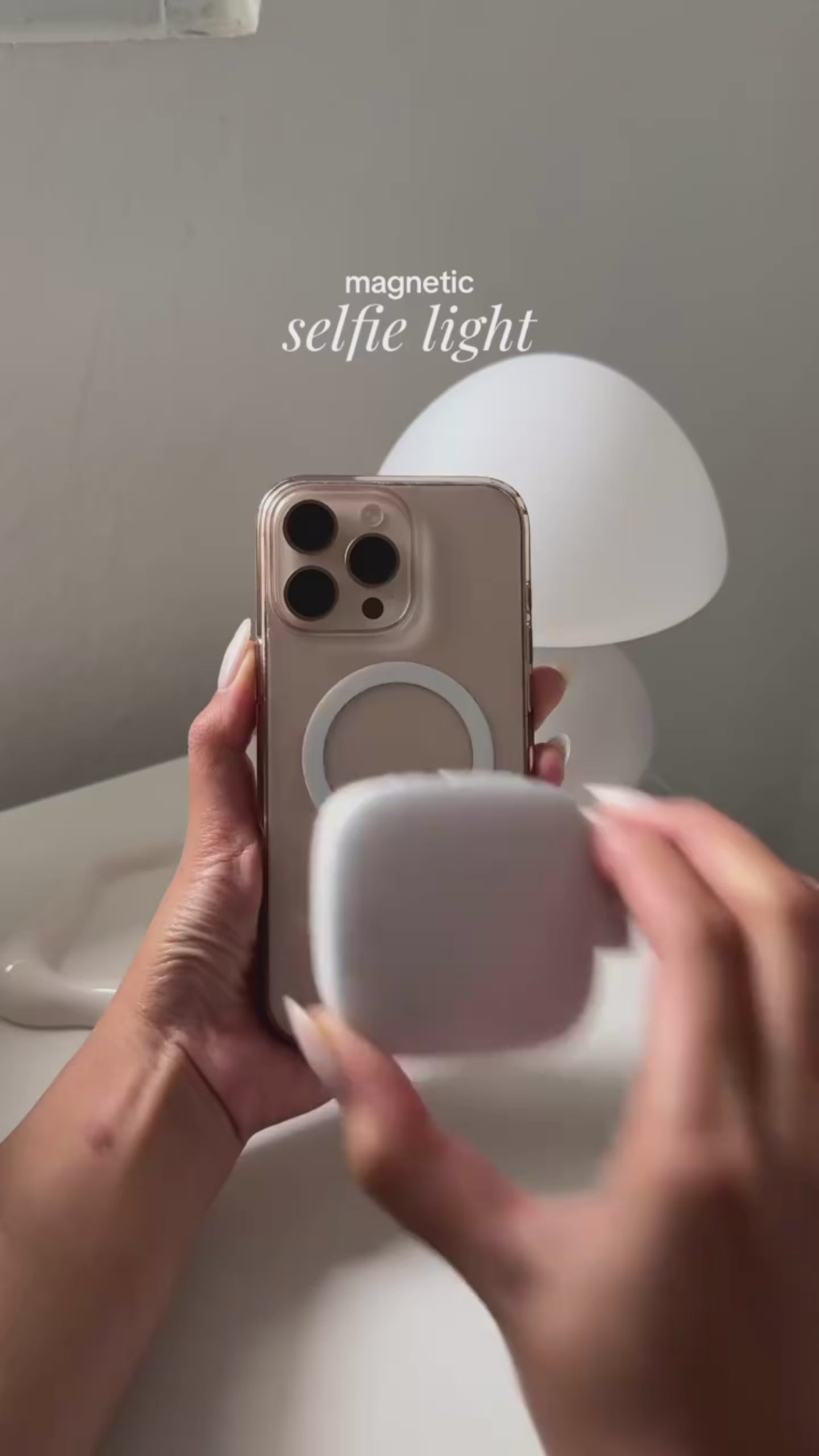 Flash con espejo para celular