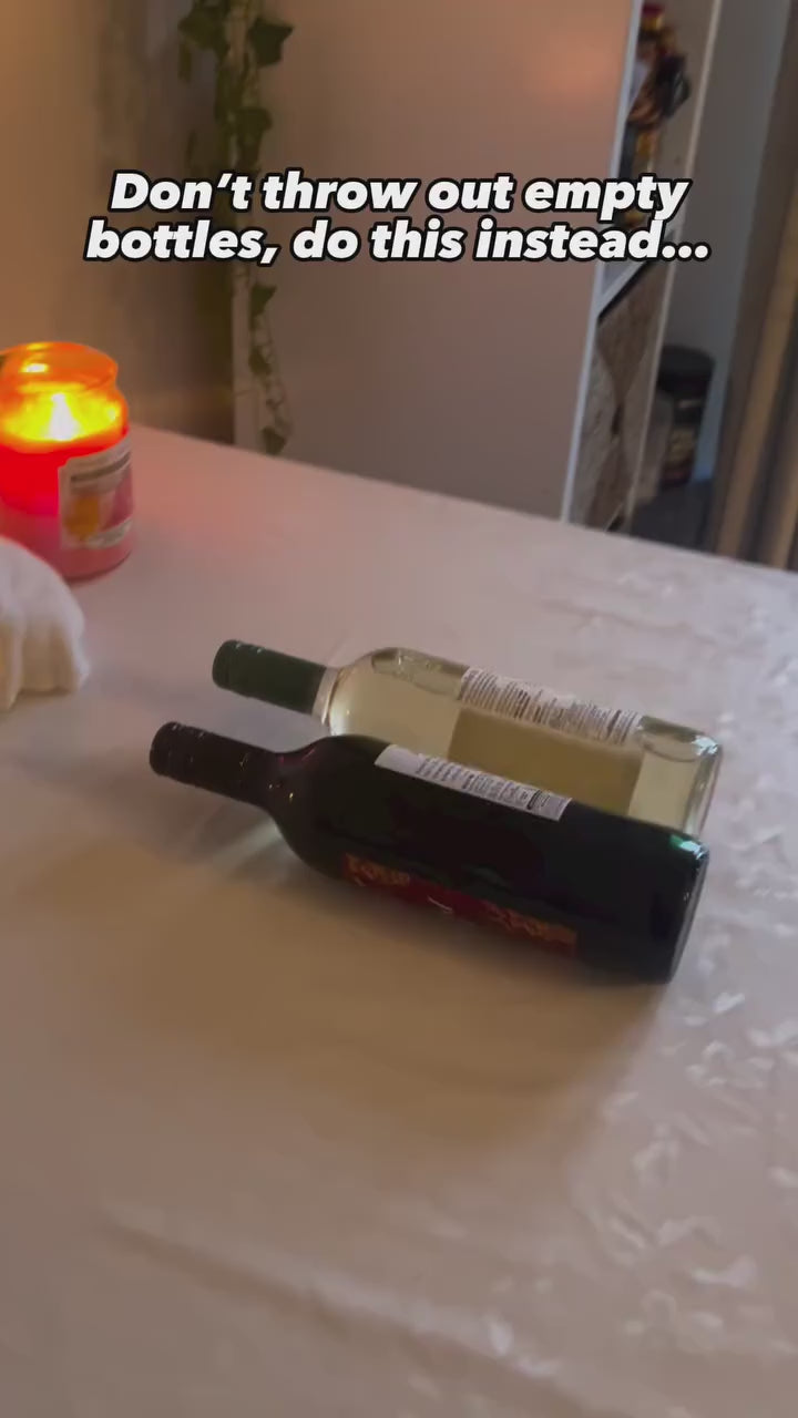 Botella lampara